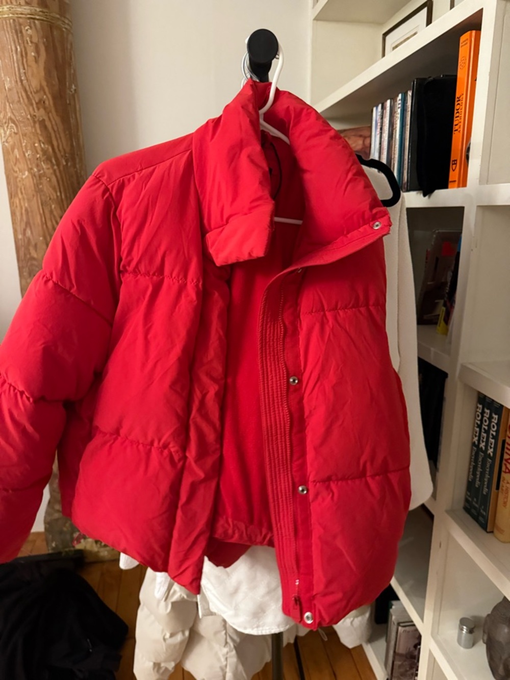 Pull&Bear Bright Red Women's Puffer Jacket